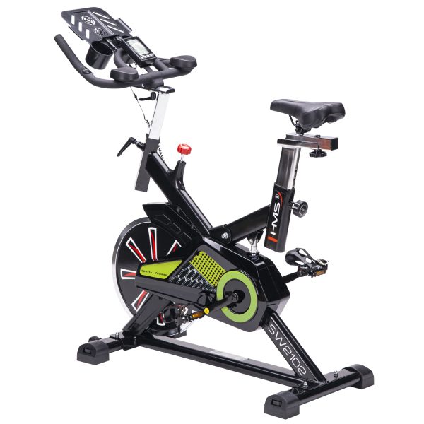 Vélo spinning - HMS SW2102 SW2102 LIME MAXI 02