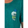 Tee-shirt sport femme Crop Top - SkullWod - Broshop - Bleu homme crop top skullwod broshop bleu view 2