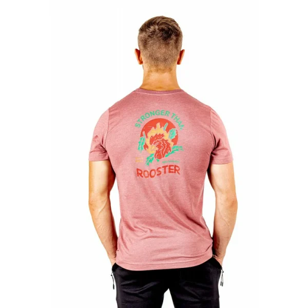 T-Shirt homme sport Mauve - Rooster t shirt mauve rooster