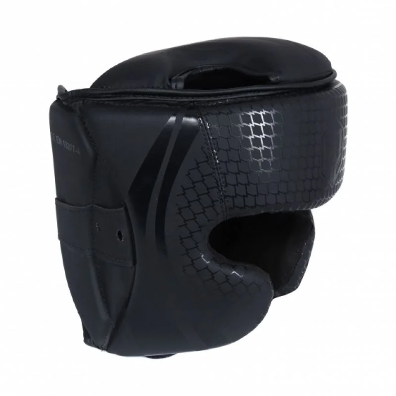 Casque de Boxe Noir & Bleu Head Guard Pakka - Bodyshark