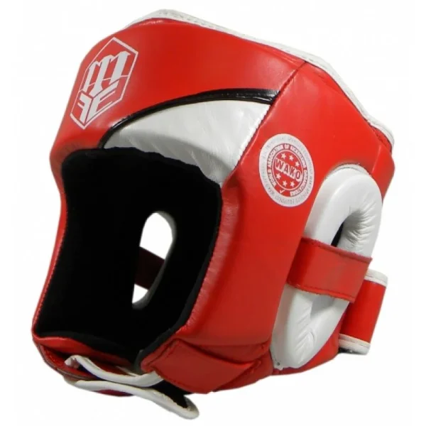 Casque de Boxe - KT-COMFORT (Approuvé Wako) - Masters casque de boxe kt comfort wako approved masters rouge 2