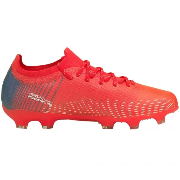 Chaussures de football pour homme - Ultra Match FG/AG - Puma - Orange chaussures de football junior ultra 2 3 fg ag 106522 01 puma rouge