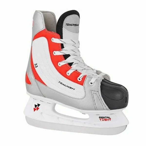 Patins de Hockey sur GlaceRental Tight Junior - Tempish patins de hockey sur glacerental tight junior tempish blanc rouge noir 2