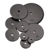 Caoutchouc de plaque standard - Noir - Body-Solid bodysolid standard plaque caoutchouc noir 1 25kg 1