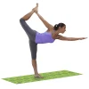 Tapis de Yoga Premium Tools - Body-Solid - 10mm - Fleurs Vertes bodysolid tools tapis de yoga premium 10mm fleurs vertes 4