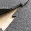 Tapis emboîtables Noir (Lot de 4 50X50Cm) - Body-Solid tapis de verrouillage noir lot de 4 50x50cm 4