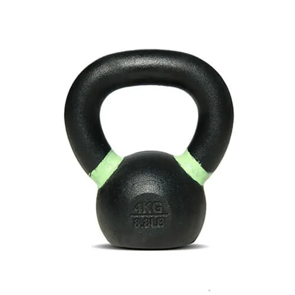 Kettlebell noir poudre - Bodytrading kettlebell noir laque bodytrading 4kg vert clair 1