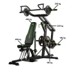 Banc de musculation Tunturi WT80 -17TSWT8000 weight bench tunturi wt80 weight bench 17TSWT8000 1